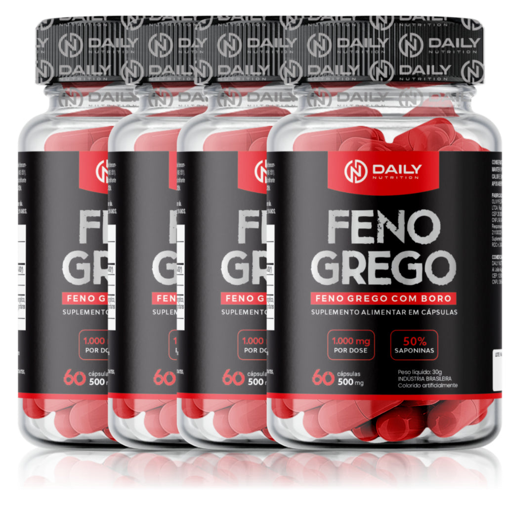 Suplemento Feno Grego com Boro em cápsulas premium Daily Nutrition