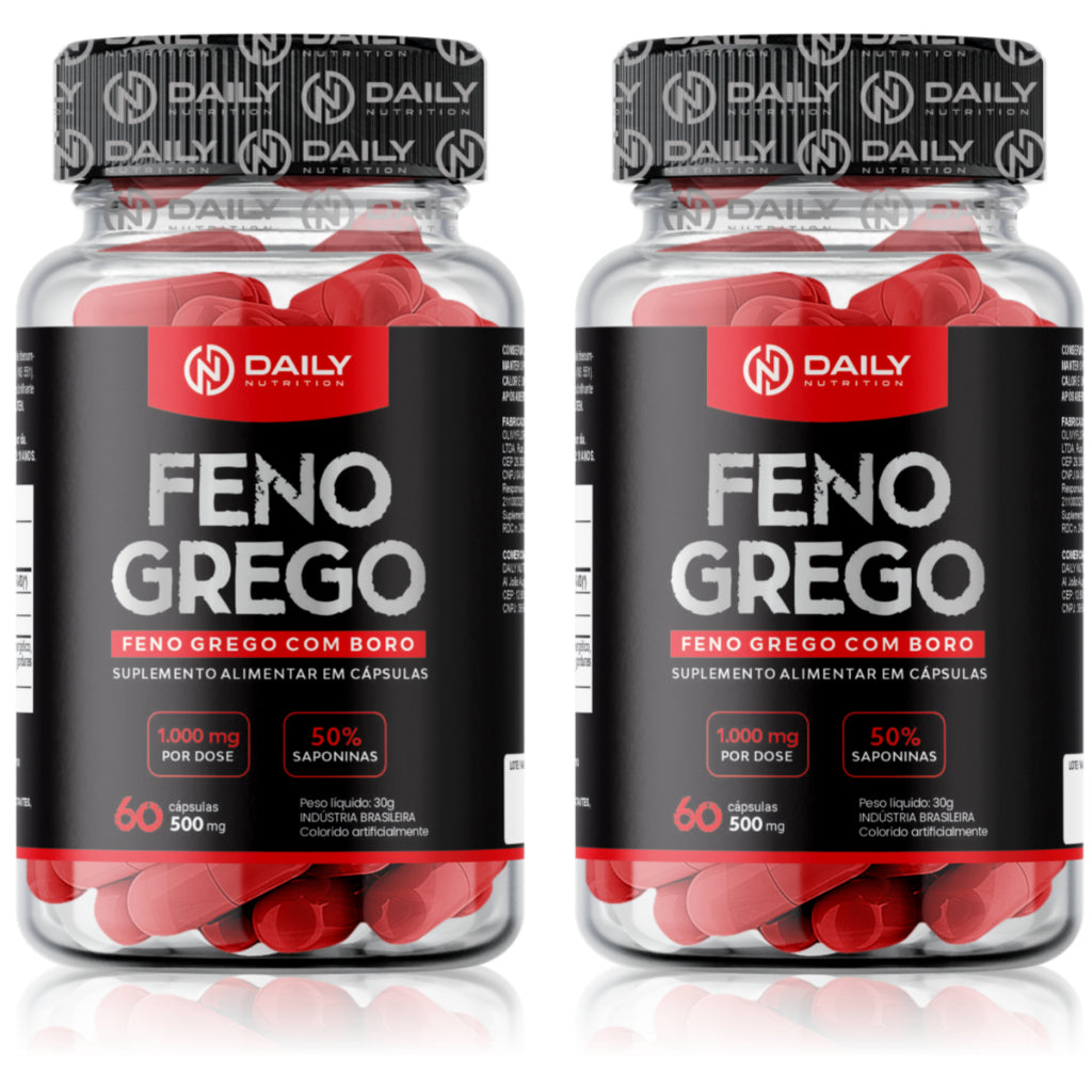 Suplemento Feno Grego com Boro em cápsulas premium Daily Nutrition