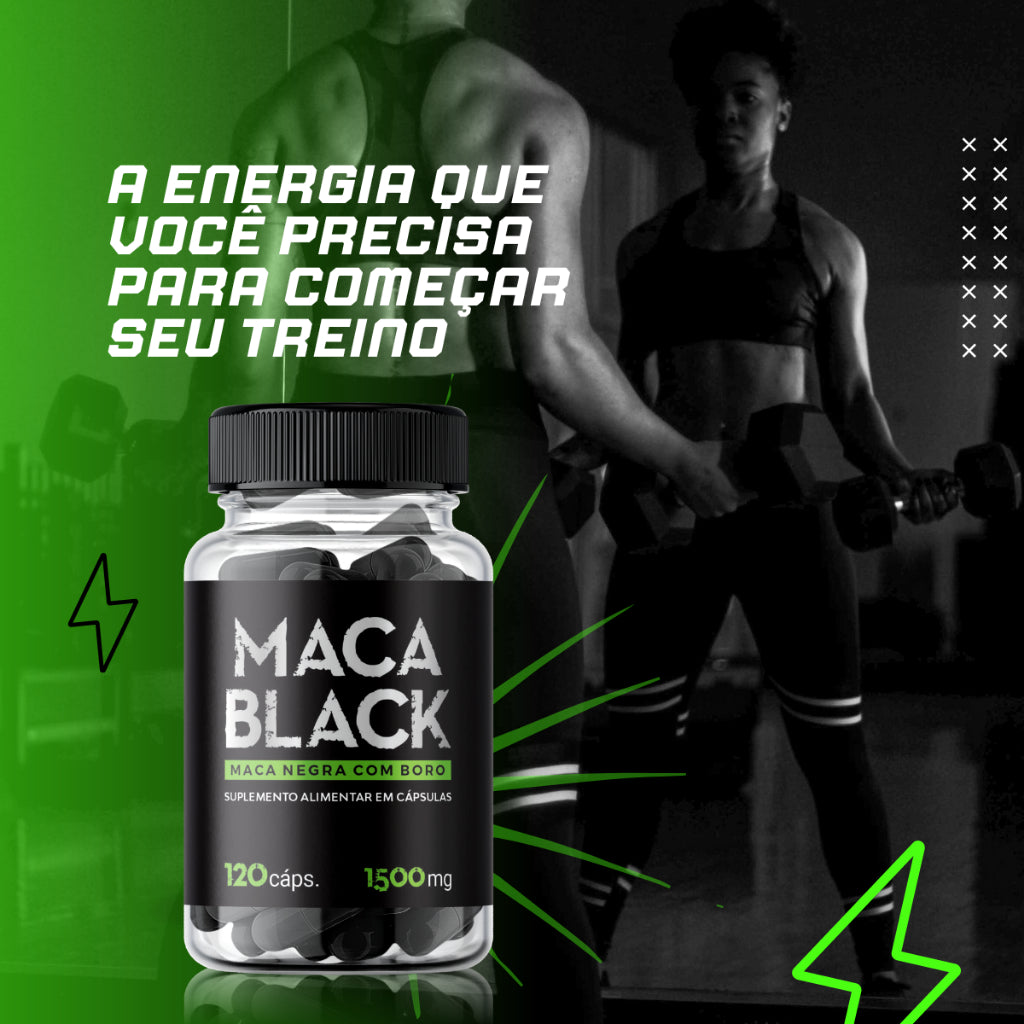 Maca Peruana Maca Black com Boro Daily Nutrition 120 cápsulas 500 mg