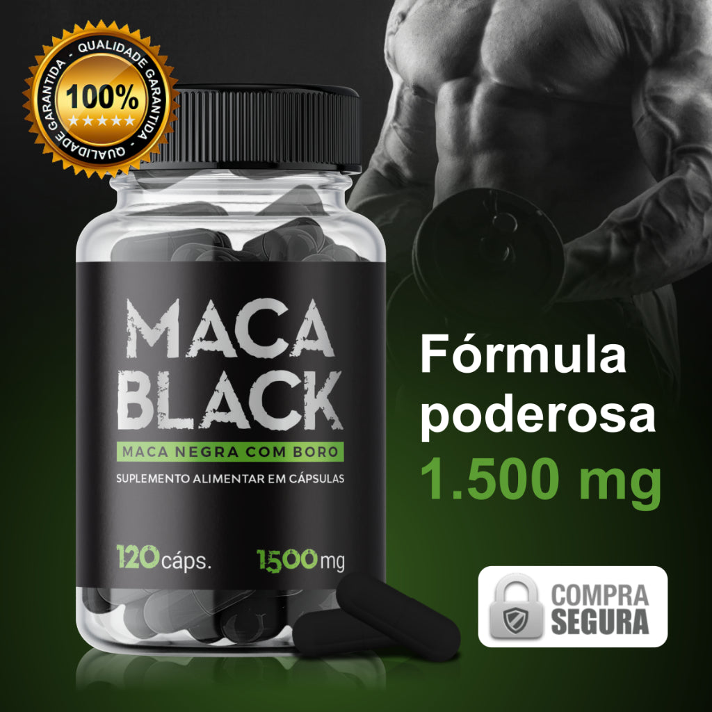 Maca Peruana Maca Black com Boro Daily Nutrition 120 cápsulas 500 mg