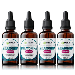 Melatonina Líquida 30ml Daily Nutrition – Sabor Tutti-Frutti Qualidade do Sono e Relaxamento