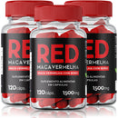 Maca Peruana Vermelha 3x RED Boro e Cafeína Suplemento em cápsulas