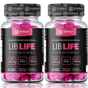 Suplemento Feminino Lib Life for Women Daily Nutrition 60 cápsulas 500 mg
