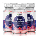 3x Suplementos Ácido Hialurônico 1000mg 60 Comprimidos Daily Nutrition