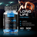5x Suplementos Long Life For Men 500mg 60 Cápsulas Daily Nutrition