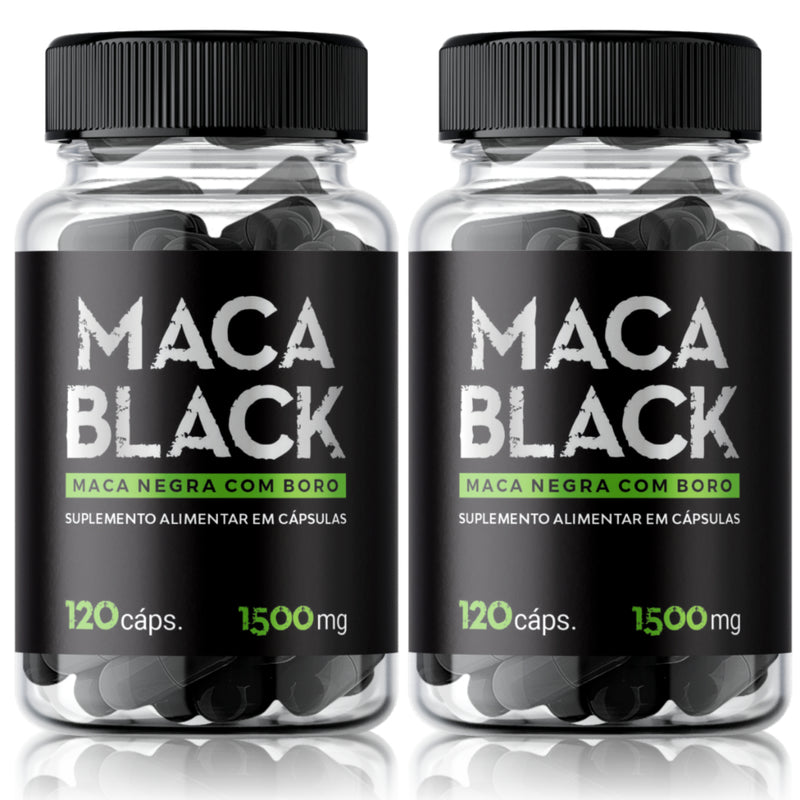 Maca Peruana Maca Negra com Boro Daily Nutrition Suplemento Alimentar 120 cápsulas 1500 mg