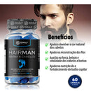 5x Hairman Cabelo Barba Suplemento Masculino Daily Nutrition