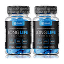 2x Suplementos Long Life For Men 500mg 60 Cápsulas Daily Nutrition