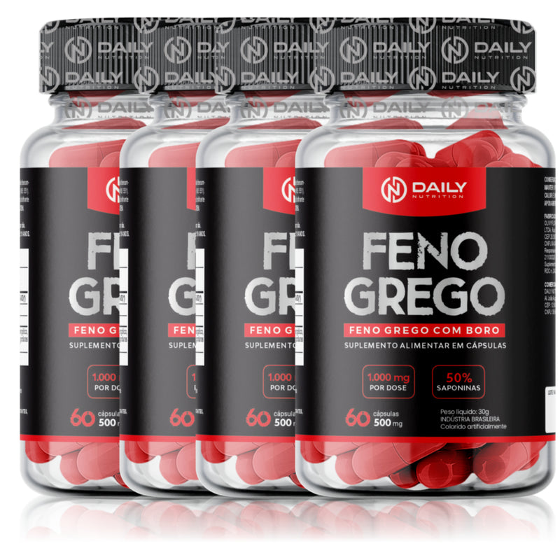 Suplemento Feno Grego com Boro em cápsulas premium Daily Nutrition