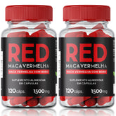 Maca Peruana Red Maca Vermelha Suplemento Vigor em cápsulas Daily Nutrition