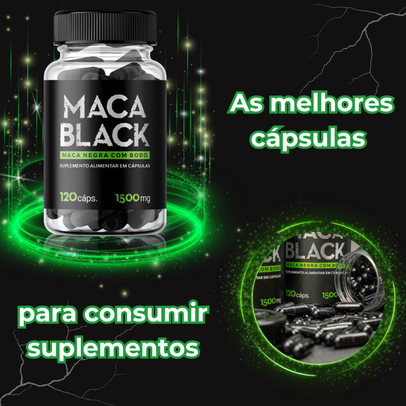 Maca Peruana Maca Black com Boro Daily Nutrition 120 cápsulas 500 mg