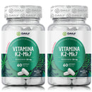Vitamina K2-Mk7 Vegana Mastigável | Suplemento Mastigável para Vitamina D e Bem-Estar Diário