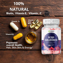 5x Ácido Hialurônico Com Biotina Vitamina C E B9 Nutrition