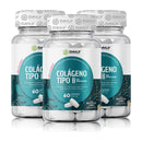 3x Suplementos Colágeno Tipo 2 Não Desnaturado 1000mg 60 Comprimidos Daily Nutrition