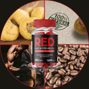 5x Maca Peruana Vermelha RED Boro e Cafeína Suplementos em cápsulas