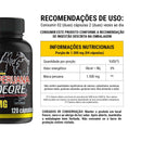Maca Peruana Hardcore Premium Pura 100% Original 120 Cápsulas 1500 mg