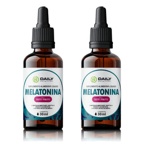 Melatonina Líquida 30ml Daily Nutrition – Sabor Tutti-Frutti Qualidade do Sono e Relaxamento