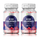 2x Suplementos Ácido Hialurônico 1000mg 60 Comprimidos Daily Nutrition