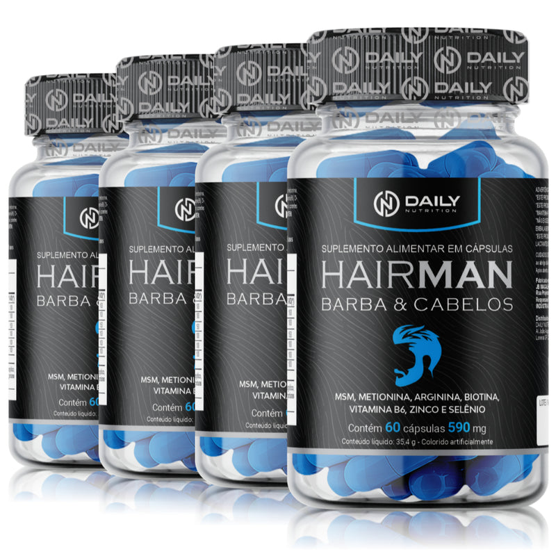 Suplemento Masculino HairMan para Barba e Cabelos Daily Nutrition