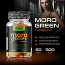 2x Suplementos Moro Green Turbo Fit 500mg 60 Cápsulas Daily Nutrition