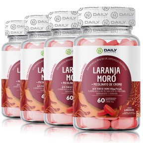 Laranja Moro Extrato com Picolinato de Cromo Suplemento Mastigável Daily Nutrition